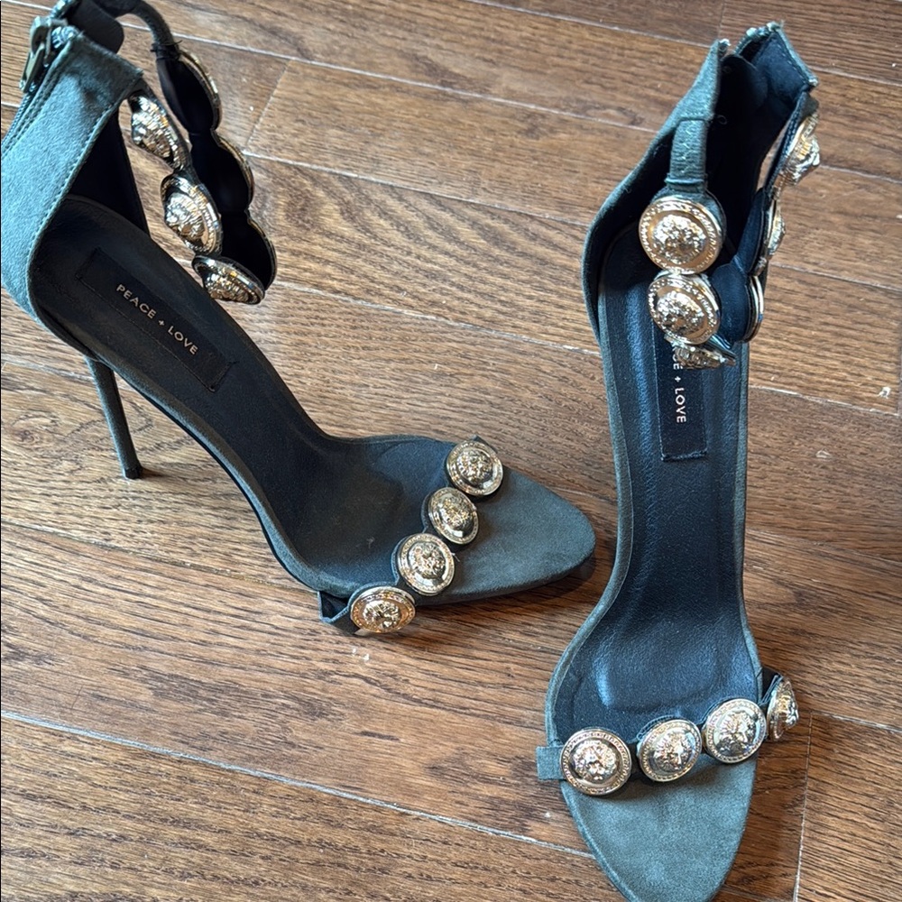 Green Stiletto Heels